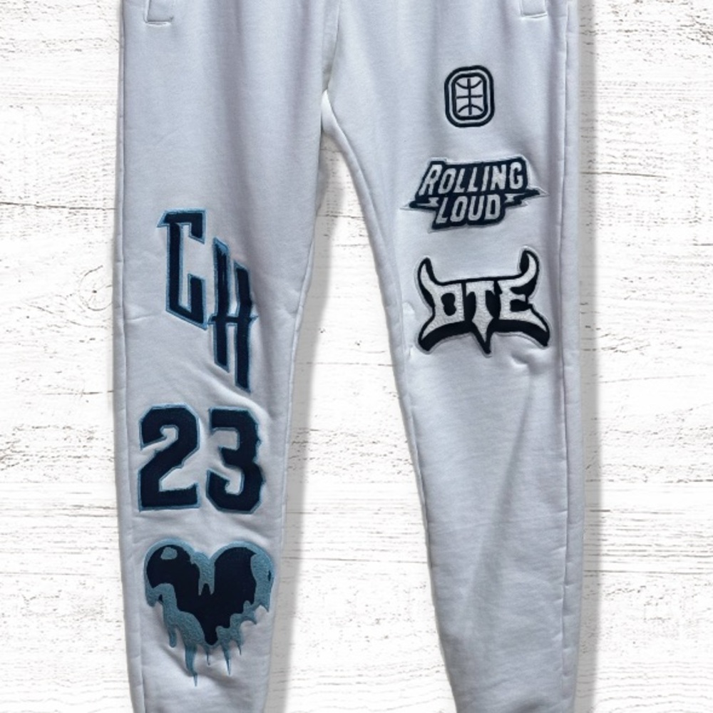 Rolling Loud Men’s White Sweatpants Size Small - Picture 2 of 4